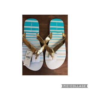 Lane Bryant Flip flops size 9/10